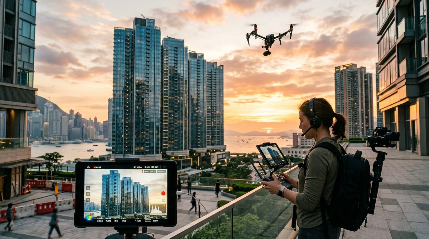 Real estate 4k drone walkthrough and video marketing strategy in Mumbai
