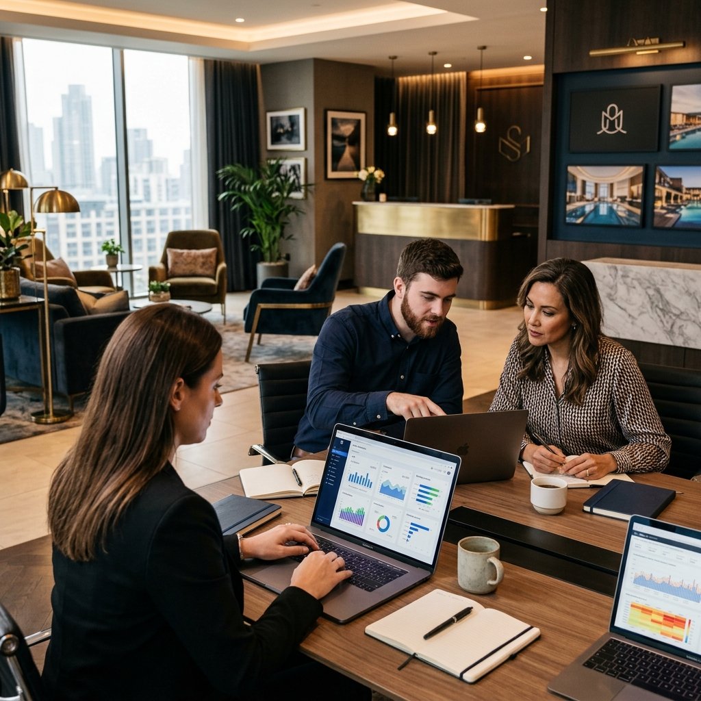 Specialized Hotel Digital Marketing Agency meeting